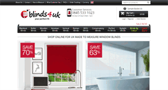 Desktop Screenshot of blinds4uk.co.uk