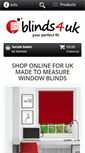 Mobile Screenshot of blinds4uk.co.uk